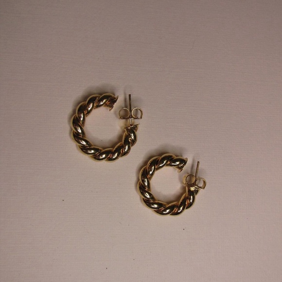 18K gold plated earrings - Picture 1 of 1